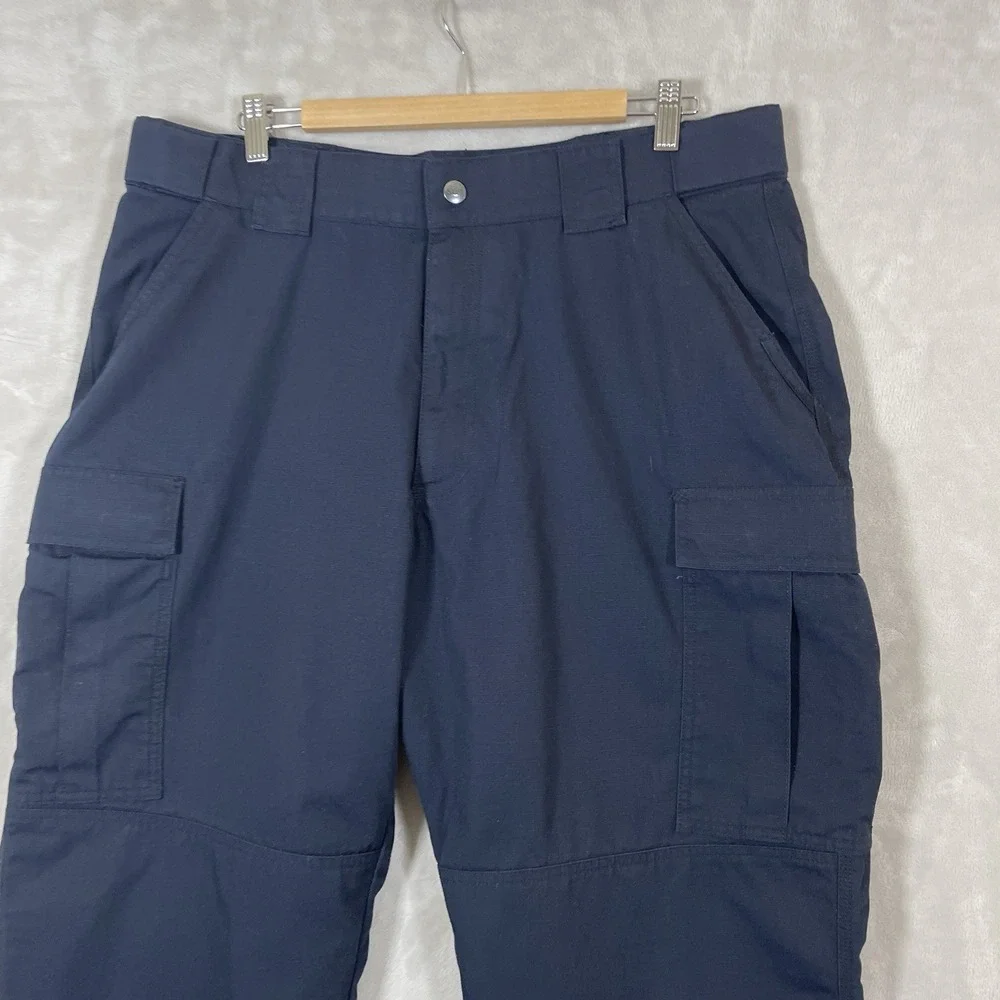 5.11 Tactical Men's TDU Adjustable Work Pants, 74003 - Black, XL Regular